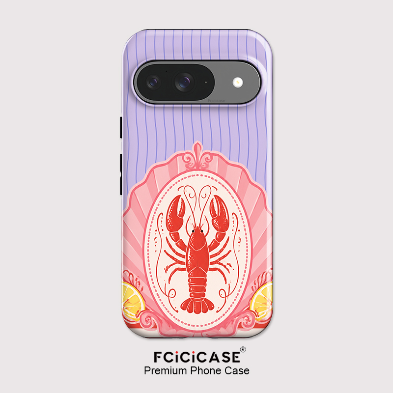 Google Pixel 9 - Fcicicase 랍스터 프린트 폰 케이스 (구글