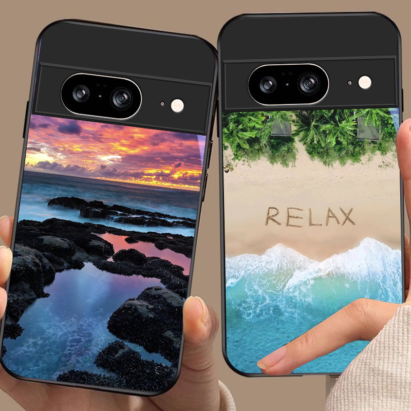Google Pixel 9 - 해안 일몰 풍경 구글 픽셀 10