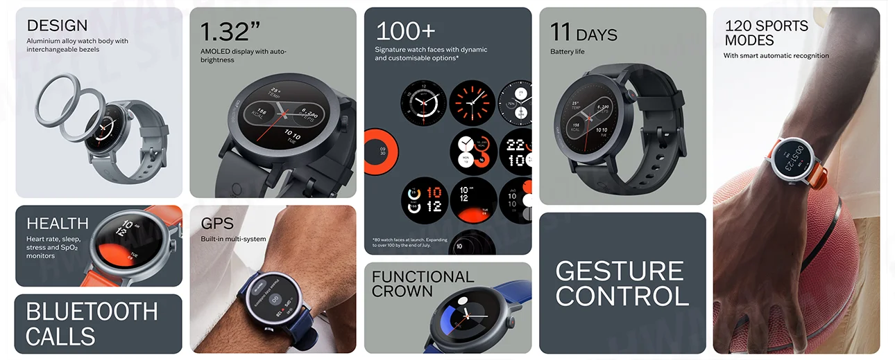 CMF 워치 프로 2, 1.32인치 AMOLED 디스플 - Smartwatch X12 리뷰 및 가격