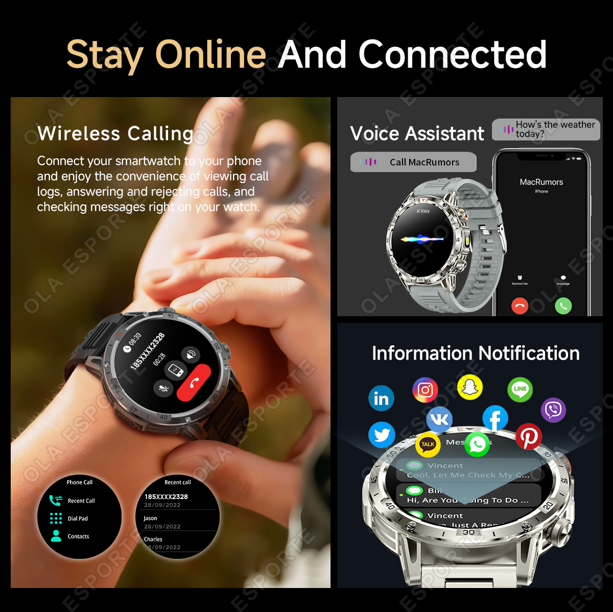 2026년 신형 GPS 스마트워치 남성용 AMOLED  - Smartwatch Custom 리뷰 및 가격